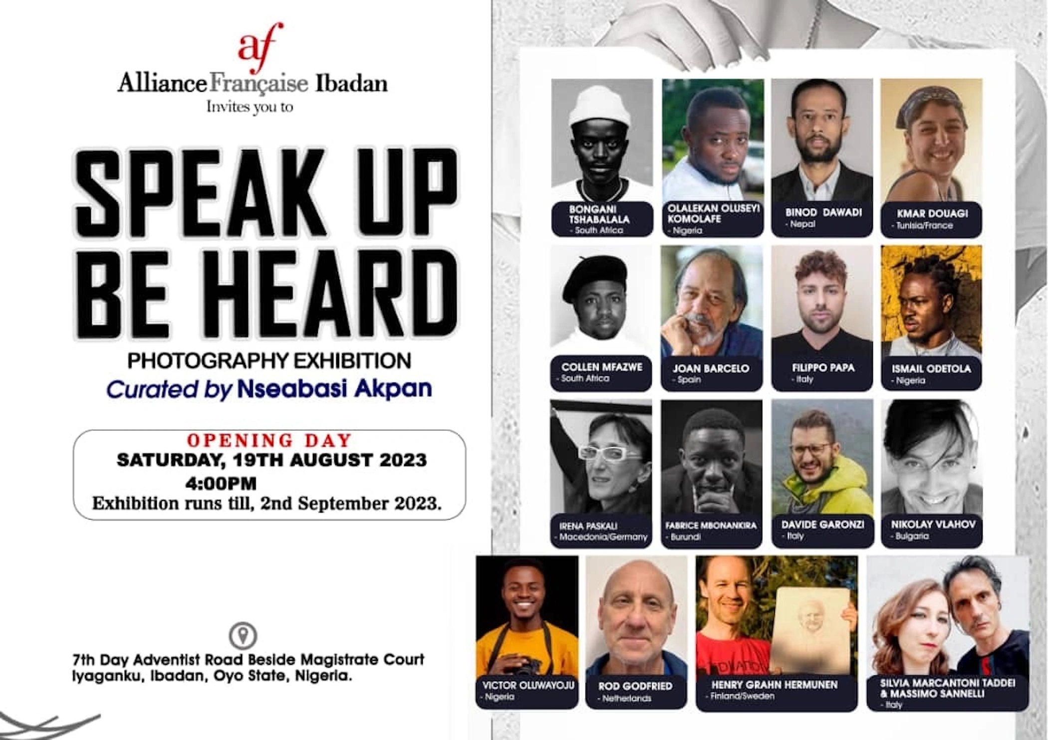 Speak up, be heard